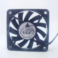 1PCS Delta 6010 EFB0612MA 12V DC 0.12A Ultra-Thin Fan with Dual Ball Bearings