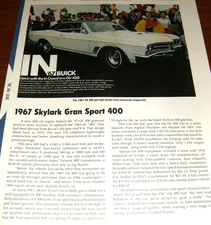 1967 Buick Skylark Gran Sport 400 Specs Info Photo 67 Gs