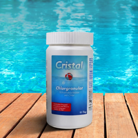 1,0 Kg Chlorgranulat Cristal - Sofort LöSlich Desinfektion Chlor Granulat Pool