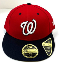 Washington Nationals NE MLB On-Field Low Profile Fitted Hat-Red