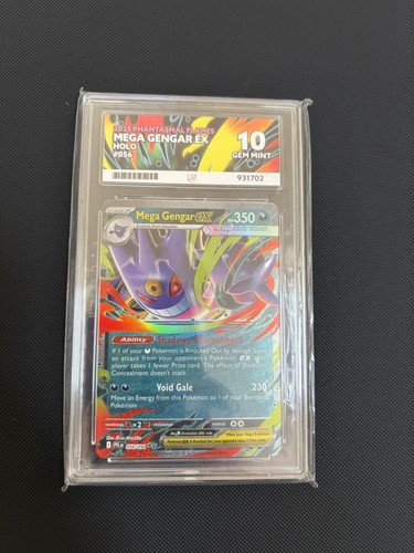 Mega Gengar ex graded ACE 10 for sale on eBay