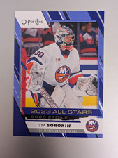 MINT 2023-24 O-Pee-Chee 2023 All-Stars Ilya Sorokin 520 Blue FREE shipping