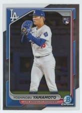 2024 Bowman Chrome Yoshinobu Yamamoto Rookie Los Angeles Dodgers #73 C60