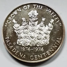 .999 Silver 2oz+ Coin | Tournament of Roses | Pasadena Centennial | Roses