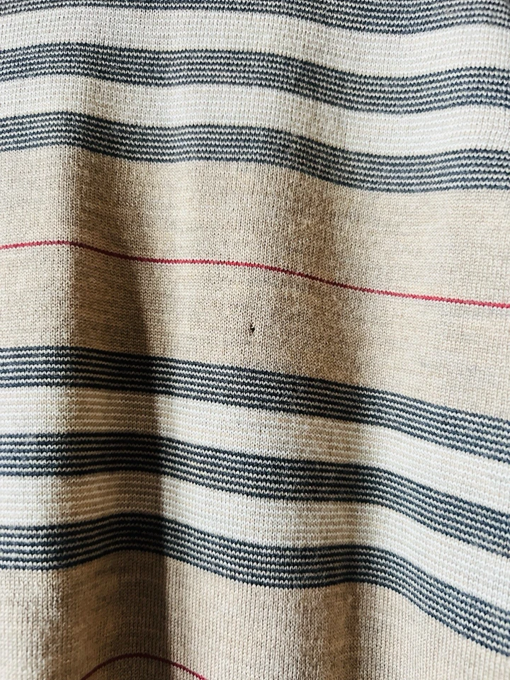 Burberry London Men’s Sweater Vintage Novacheck Crewneck Extra Fine Merino - Image 4 of 4