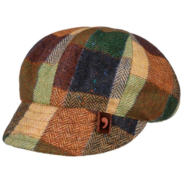 Alfonso Deste Salveno Wool Check BallonmüTze SchirmmüTze SchildmüTze-image
