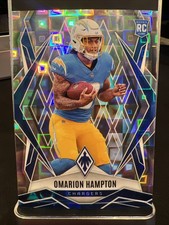 2025 Panini Phoenix Omarion Hampton Silver Pandora #192 Chargers Rookie RC
