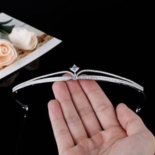 Wedding Bridal CZ Crystal Tiara