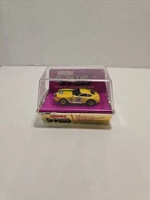 Original Vintage Aurora AFX Yellow Ferrari Daytona #16 HO G Plus Cubed