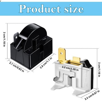 QP2-4.7 PTC Starter Relay 1 Pin Refrigerator Starter Relay and 6750C-0005P Ov...