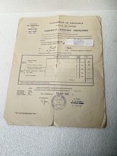 GRENOBLE UNIVERSITY 1937 FACULTY OF LETTERS OLD DOCUMENT OLD DOCUMENT