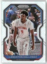 Langston Galloway 2020-21 Panini Prizm Silver Detroit Pistons #227