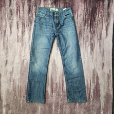 Levi's 514  Blue Denim Slim Straight Jeans  Boys Size 14 Reg 27x27 