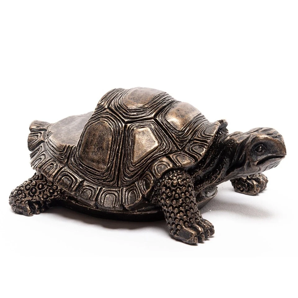Jardinopia Pies para Orinal - Tortuga Bronce Antigua (Juego de 3) Foto 3 de 4