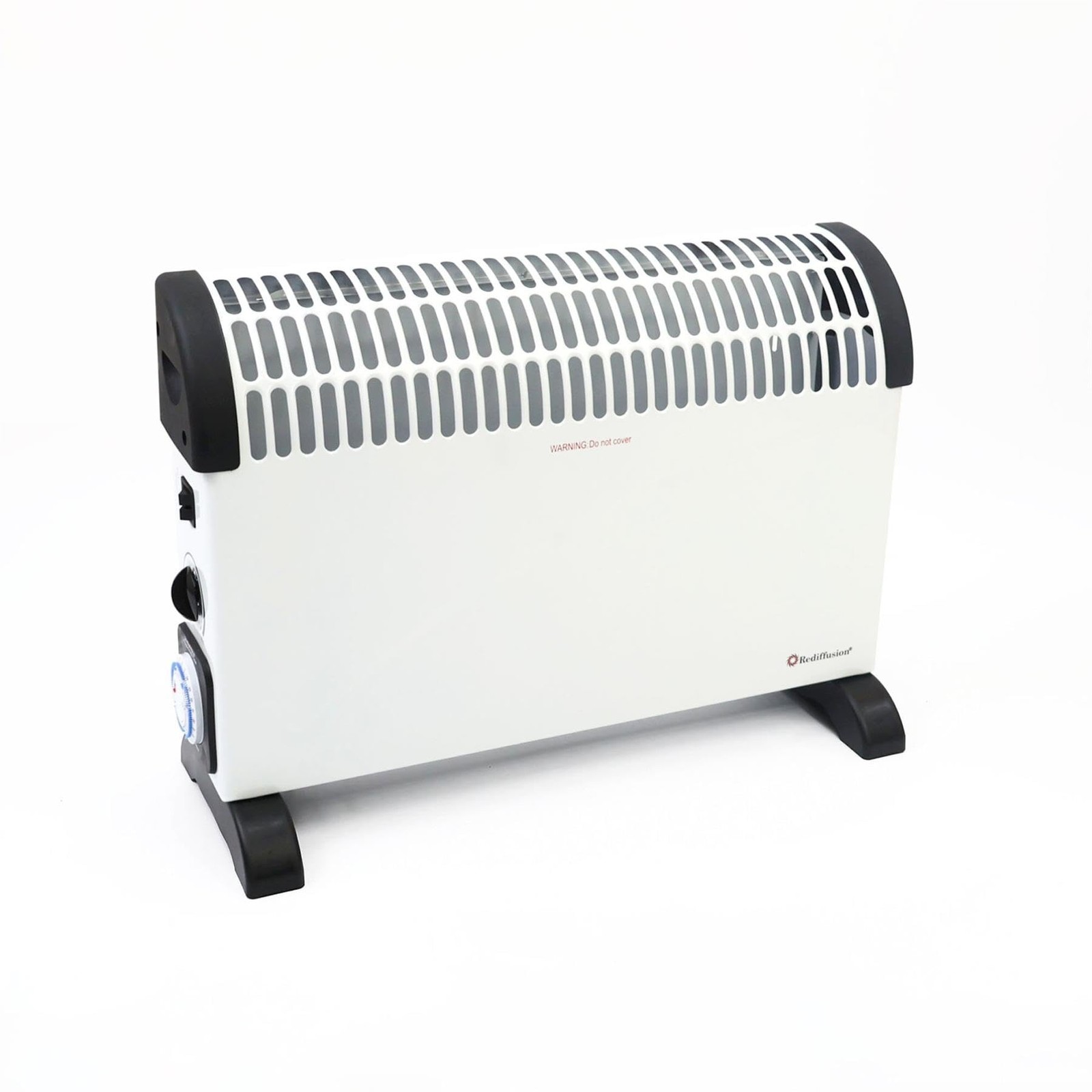 Rediffusion Convector Heater with Timer, 2000W, Variable Heat, 24 Hour White