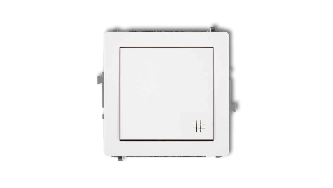 Deco Cross Connector Mechanism, White Matt 25DWP-6