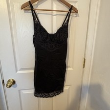 Victoria's Secret Vintage Silk Slip Dress Lingerie Bra