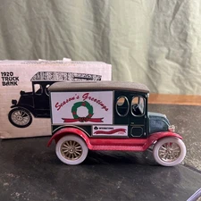 6” 1993 Season’s Greetings American Classic Made in the USA Gift Bank Die Cast