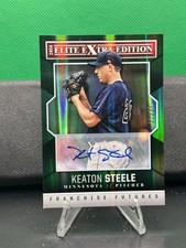 2014 Panini Elite Extra Edition #91 Keaton Steele Franchise Futures Emerald #/25