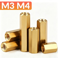 M3 M4 Hex Hexagon Standoff Spacer Brass Thread Pillar Studs Female PCB