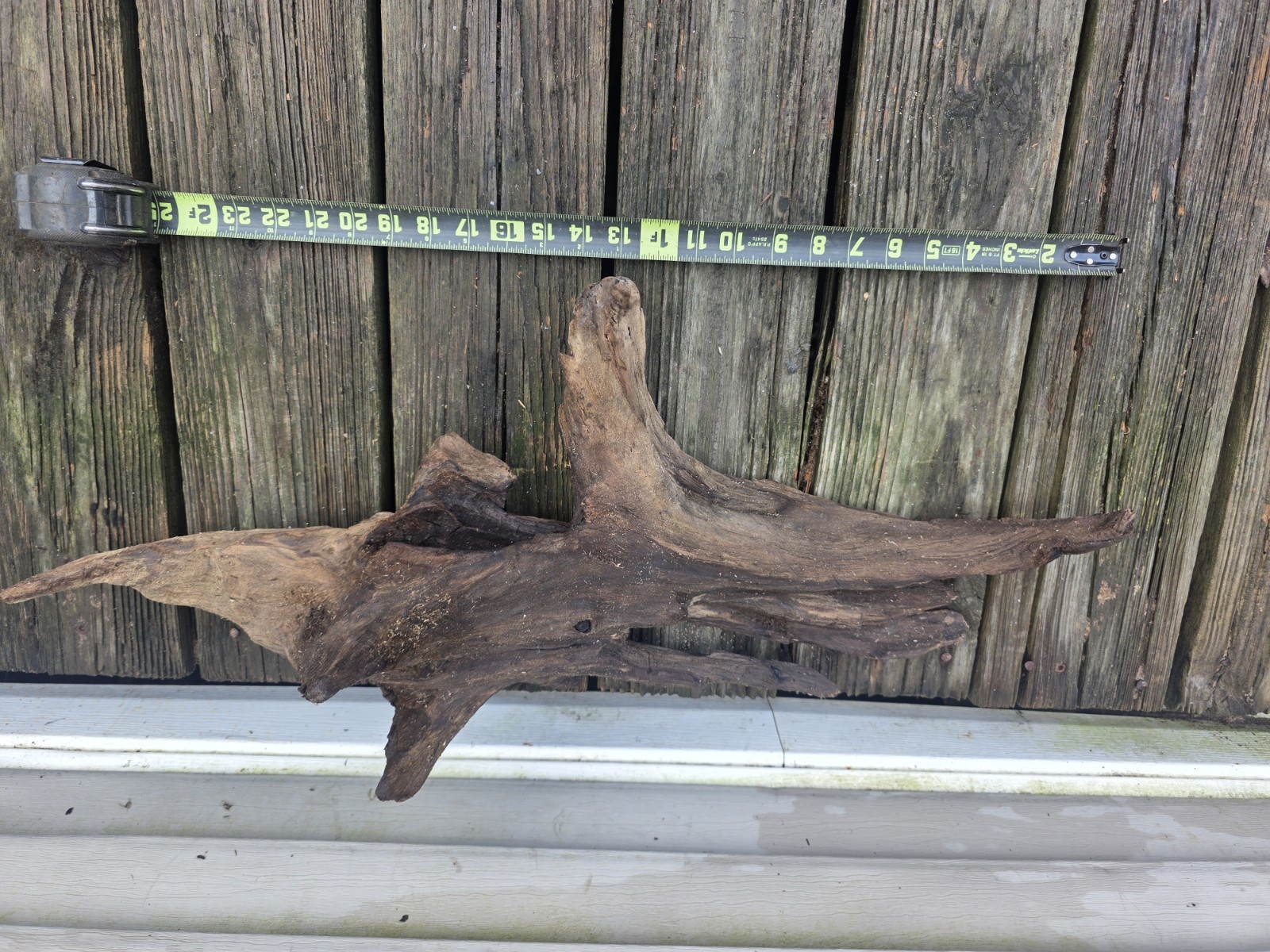 Natural Genuine Driftwood/Root Wood Aquarium Decoration Brown, 25Inch