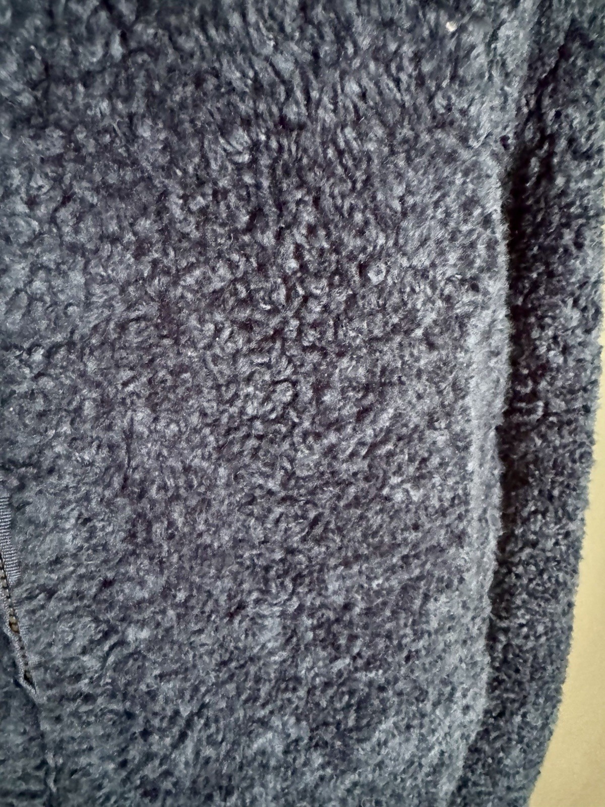 Pendleton Full Zip Pile Sweater Deep Blue Flannel… - image 10