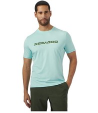 New Sea-Doo Men's SS Signature Rashguard - Ice - Large - 4544870938