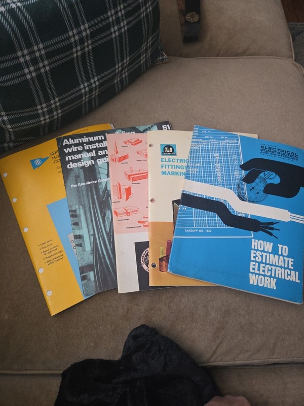 Large Collection of  Electrical Catalogs, Thomas  Betts Manuals, Sales Materials
