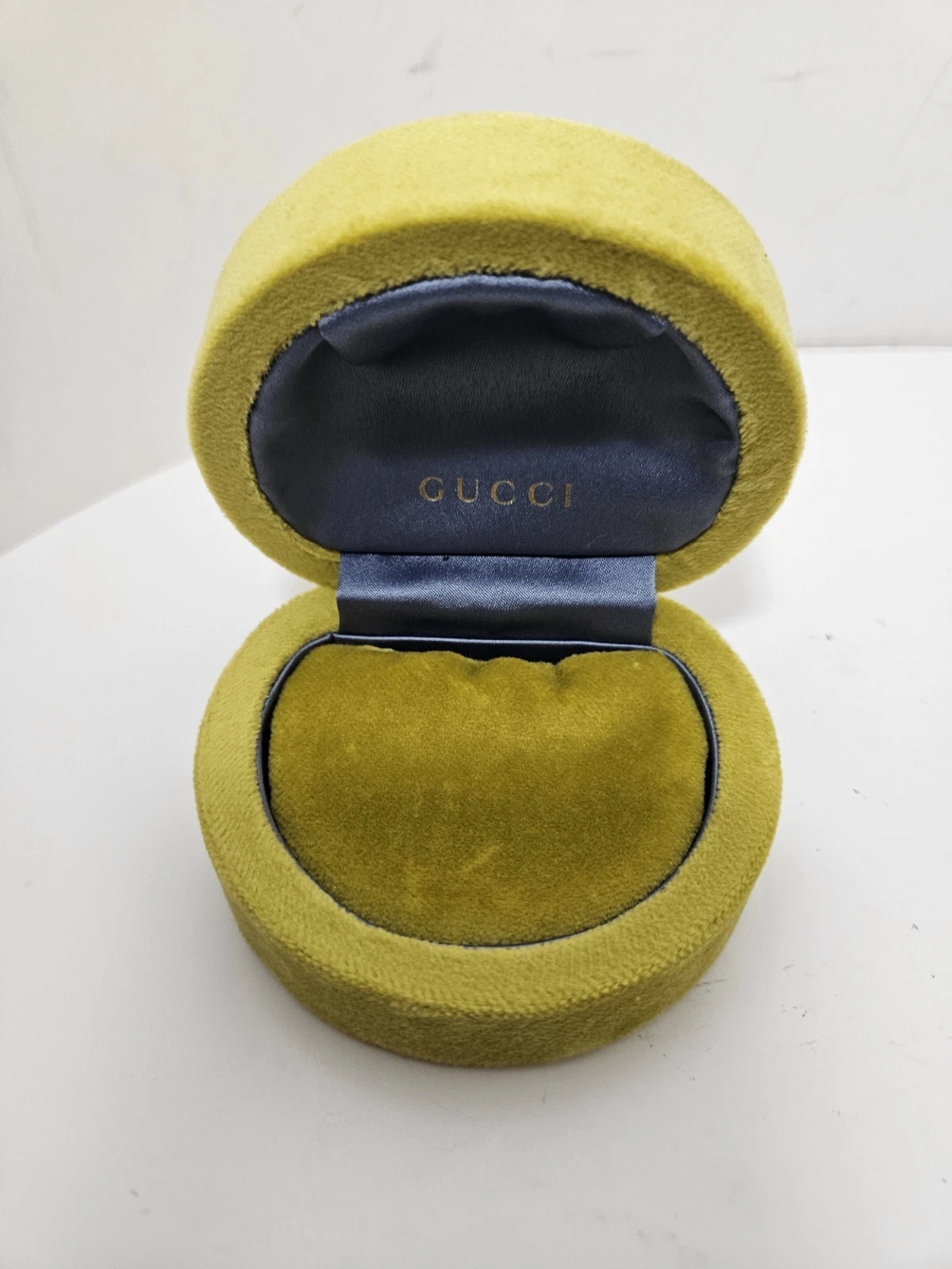 Gucci Véritable Boîte à Bijoux Etui Sac de Rangement Couleur Jaune 