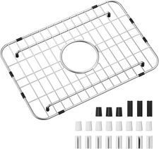 Serene Valley Sink Grid 18" X 12-1/2" Centered Drain with Corner Radius 1-1/2...