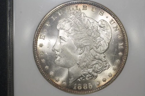 1885 Morgan Dollar, NGC MS-64, very PQ