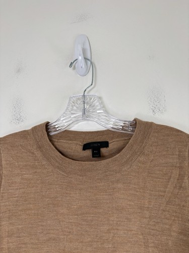 J Crew Pullover Merinowolle leicht Gr. PM Damen hellbraun " - Bild 3 von 8