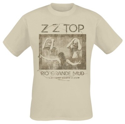 ZZ Top T-Shirt Herren Rio grande mud sand Band-Merch, Bands 100% Baumwolle S