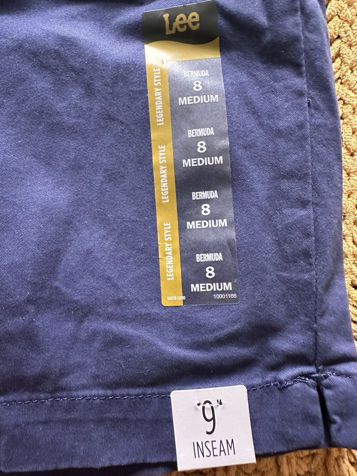 NWT Women’s Lee Navy Bermuda Shorts 8M,2 Front Pockets,2back Pockets,Belt Loops thumbnail 4