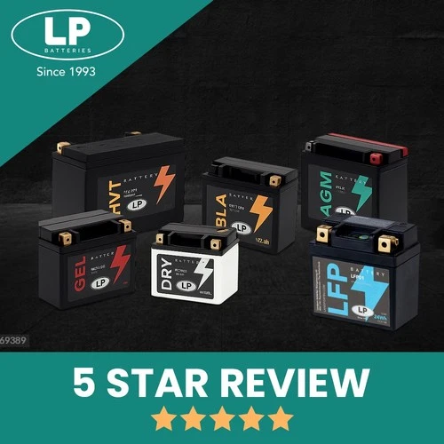Motorrad LT7B-4 Gel LPBatterie 12V,145CCA passend für Yamaha YP 250 Majesty 4UC 1995-99 - Bild 11 von 13