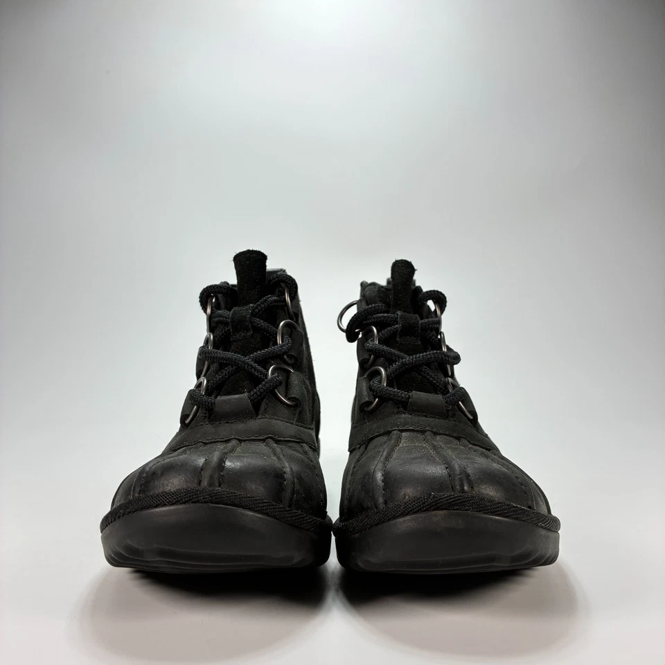 Botas al tobillo UGG Greda impermeables de cuero negro 1095156 para mujer talla 6 Foto 2 de 4