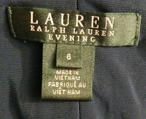 Lauren Ralph Lauren Abendkleid mit Brosche Gr. 6 Deep Ivy Neu mit Etikett Bloomingdales - Bild 10 von 23