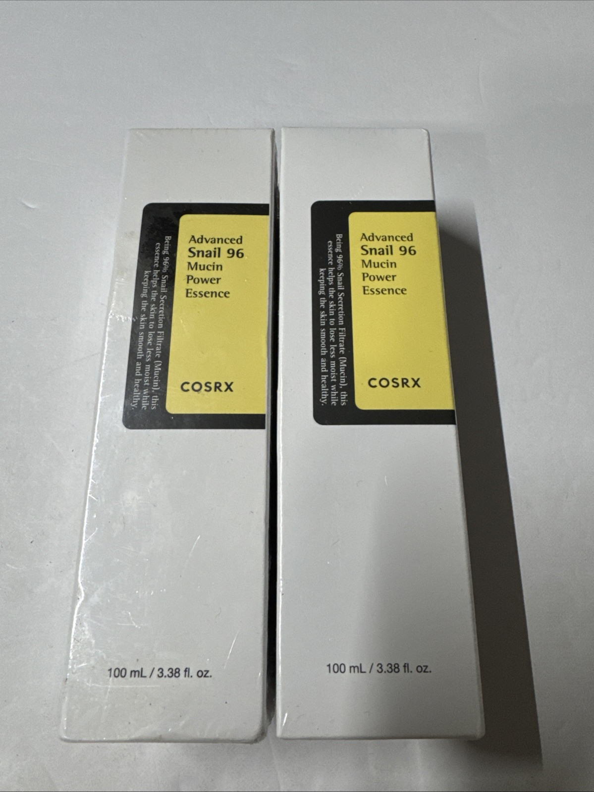 COSRX Advanced Snail 96 Mucin Power Essence 100ml 2-Pack Exp 2026 Sealed