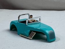 Ho Scale Aurora T Jet Slot Car Dash Hot Rod Body Only Aqua Ho Scale Aurora T Jet Slot Car Dash Hot Rod Body Only Aqua