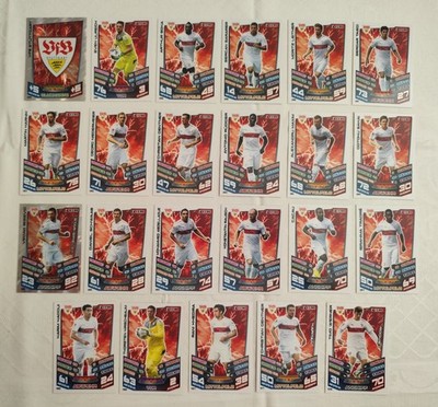 Match Attax Bundesliga 13/14 VfB Stuttgart Team Set 23 Karten 2013/2014