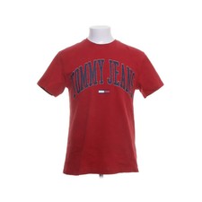 Tommy Hilfiger Jeans, T-shirt, Größe: S, Rot, Baumwolle, Print, Herren #KBA