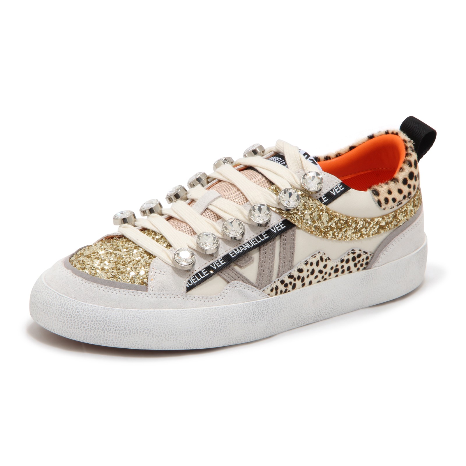 N7454 SNEAKER DONNA EMANUELLE VEE SOLEDAD WOMAN STRASS SHOES 22690₽