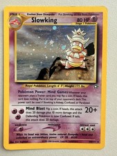 Slowking 14/111 Neo Genesis Holo Vintage Rare Pokemon Card WOTC SWIRL 2000MP