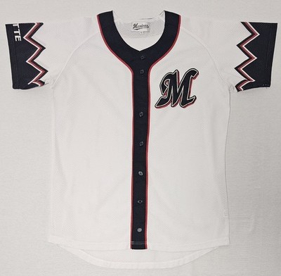 Chiba Lotte Marines Jersey White NPB Japan Mesh NWOT Embroidered Logo Mens Large