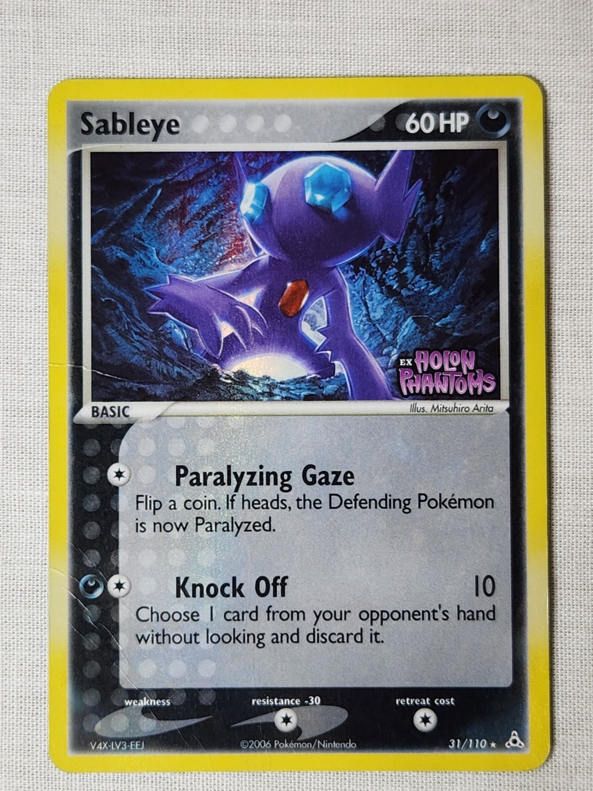 Played Sableye - Reverse Holo 31 Holon Phantoms Pokemon TCG