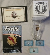 Three DFace American Depress Cards Pint Glass bundle Banksy Dismaland Rare set
