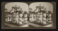 A royal pair on a barrel throne, baby parade, Asbury Park, N.J., U.S.A.