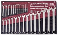 Ring-MaulschlüSsel-Satz 5,5-32Mm, 26-Teilig In Rolltasche Kraftwerk 3554R