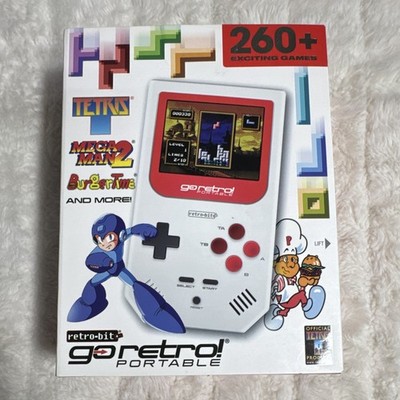 Retro-Bit Go Retro! Portable Handheld Electronic Game with 260+ Built-In Games