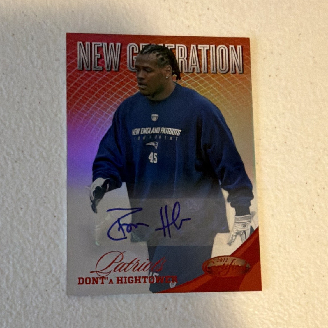 Dont'a Hightower Panini Certified #268 Jersey Autograph
